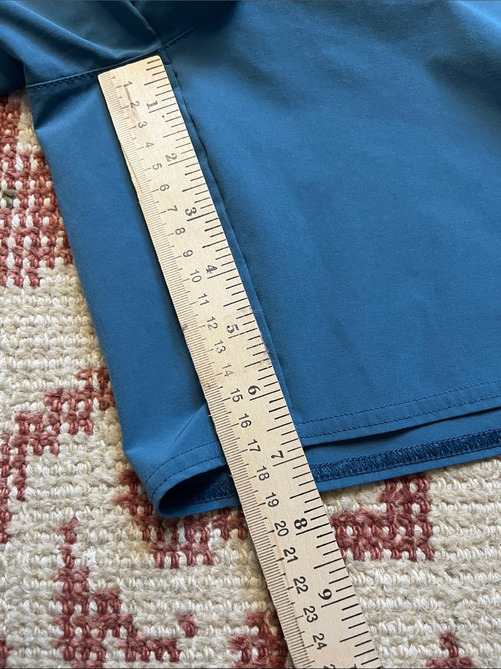 REI Co-op Active Pursuits Men’s Athletic Shorts Size Large Teal EUC - Picture 6 of 7